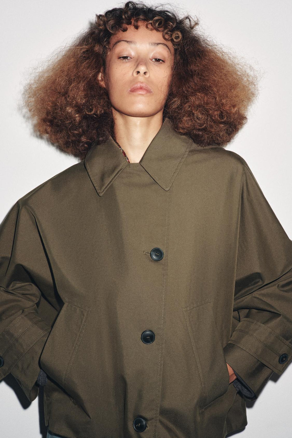 Amélie Hooded Trench Coat