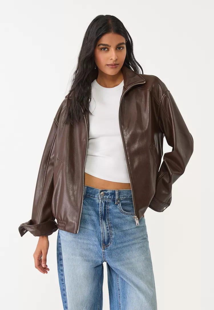 Maeva Leather Effect Jacket
