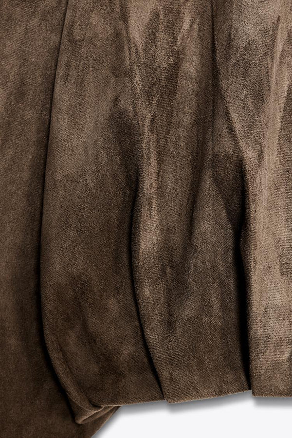 Elina Suede Bomber Jacket
