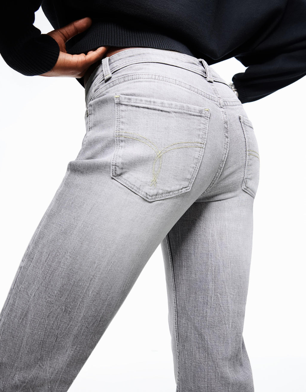 Grey Bootcut Jeans