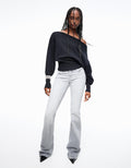 Grey Bootcut Jeans
