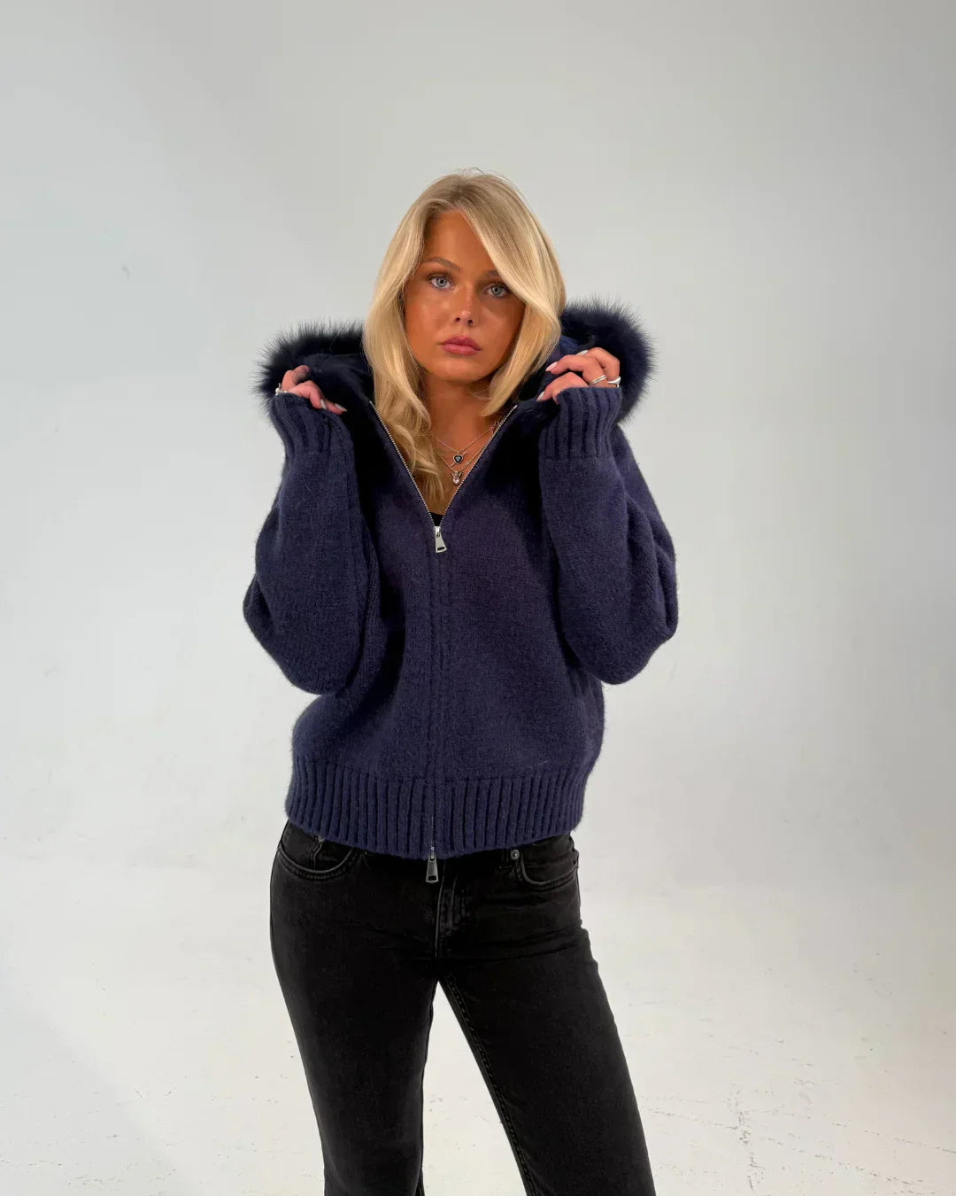 Verena Zipped Fur Jacket