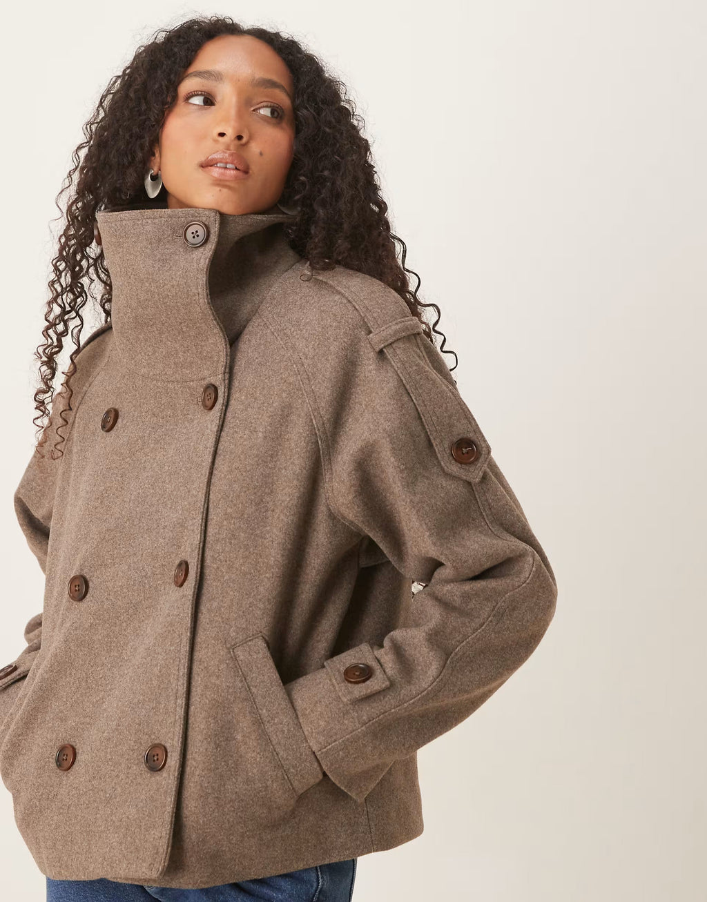 Camille Cropped Trench Coat