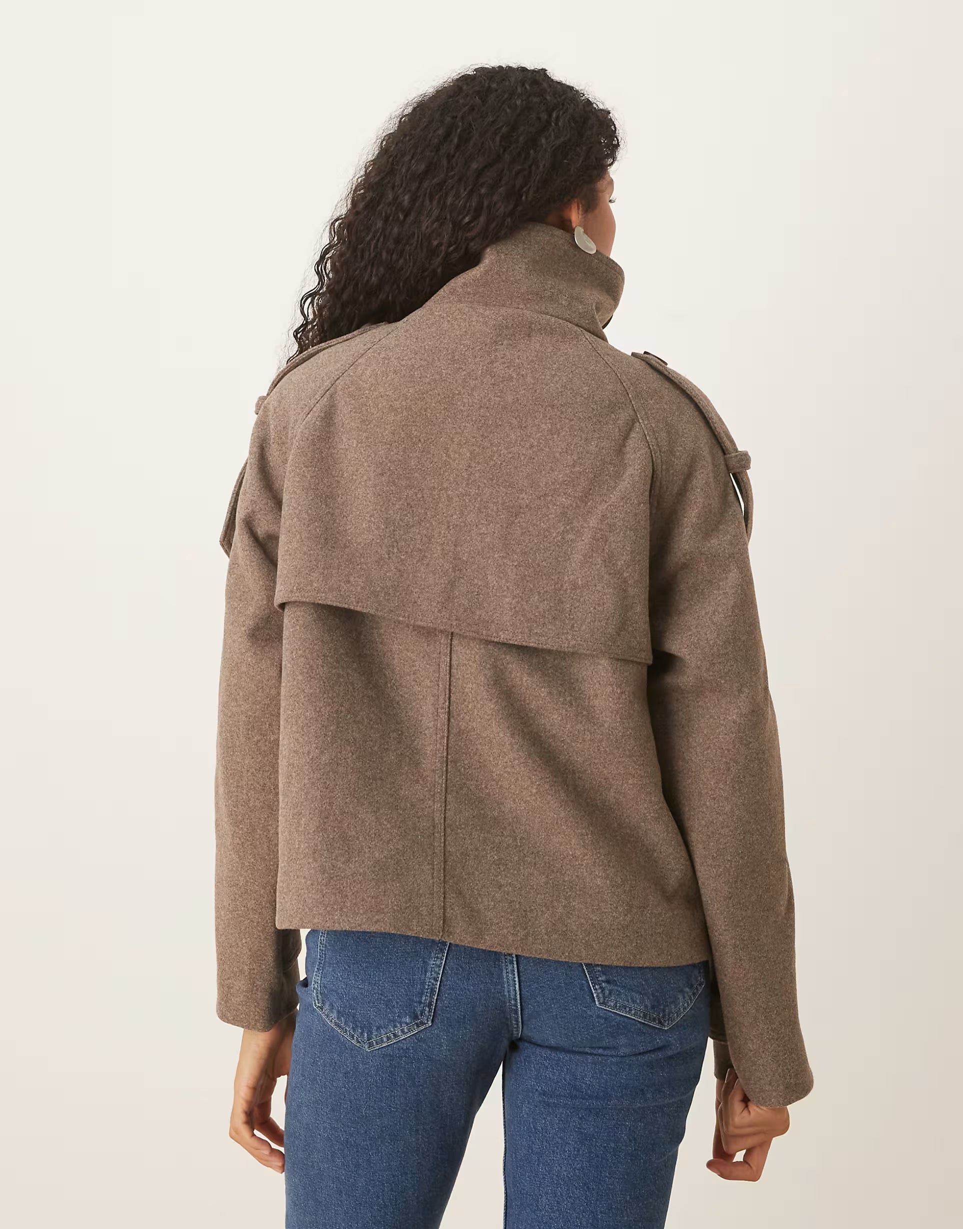 Camille Cropped Trench Coat
