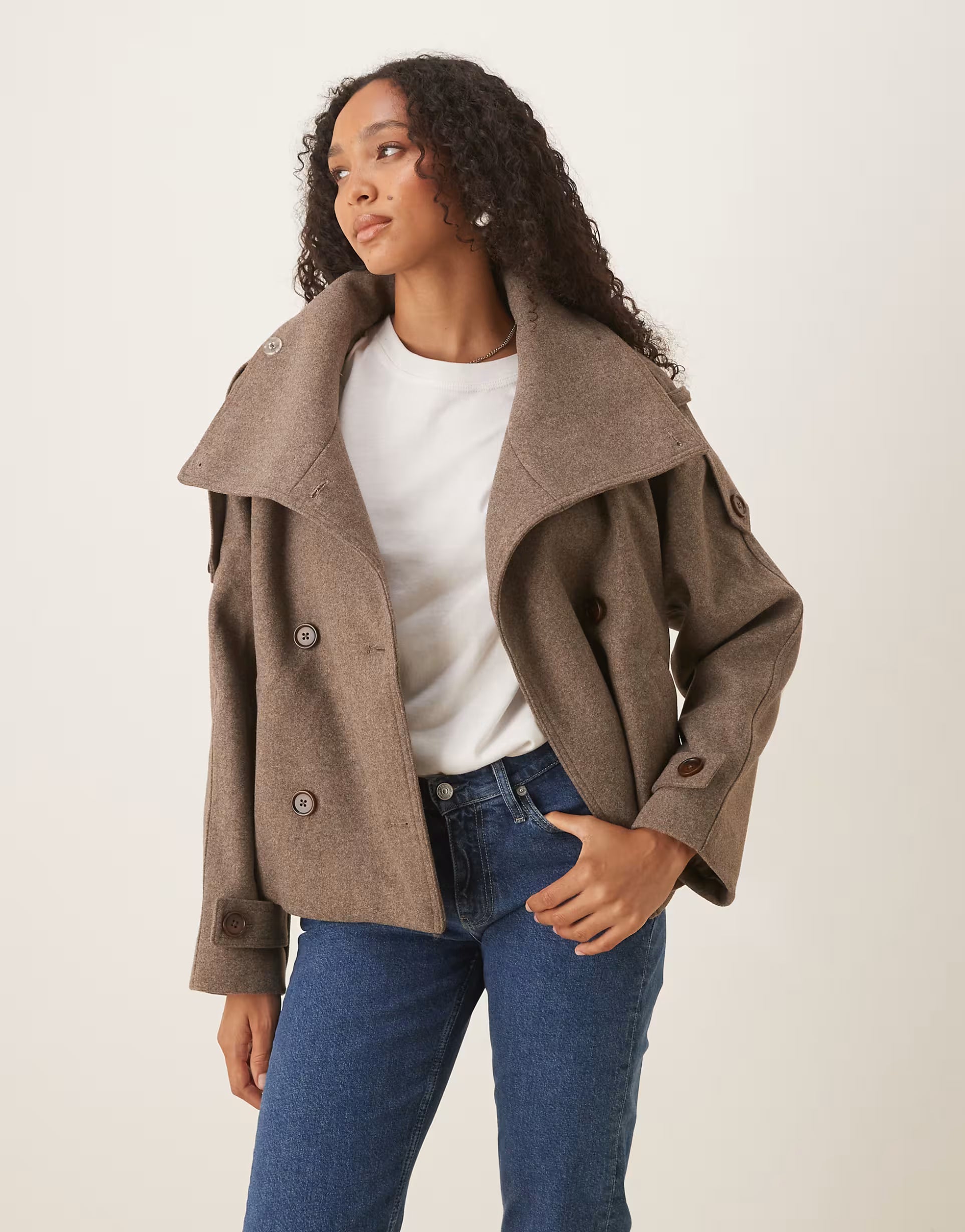 Camille Cropped Trench Coat