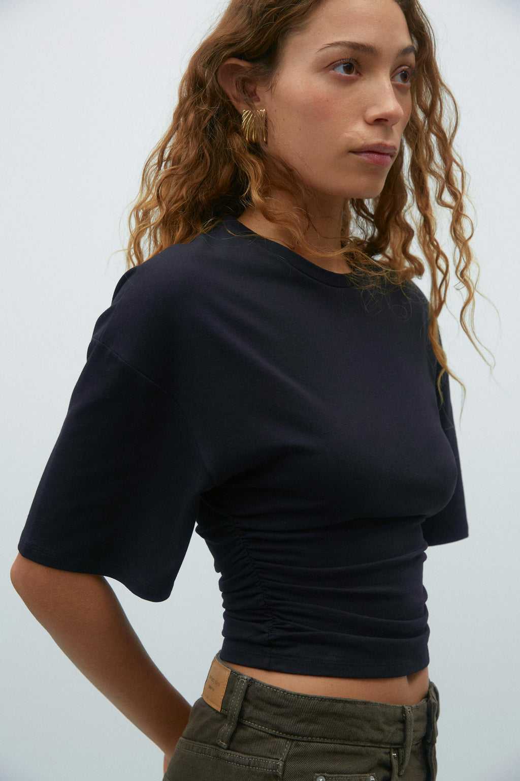 Celine Ruched Tee