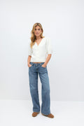 Eleni Low Wide Jeans