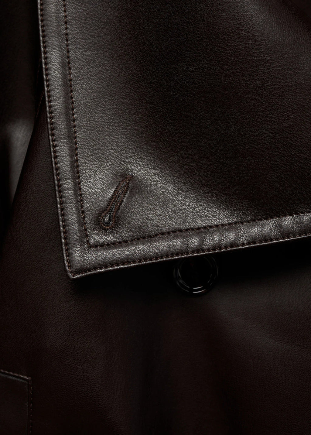 Lilith Leather Trench Coat