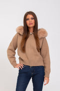 Verena Zipped Fur Jacket