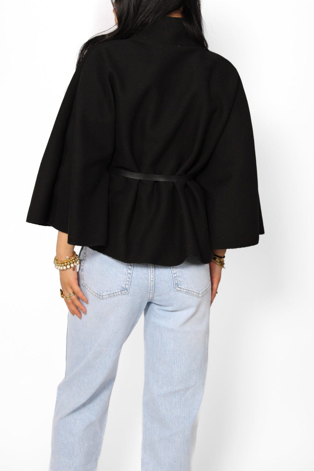 Nova Belted Cape Poncho