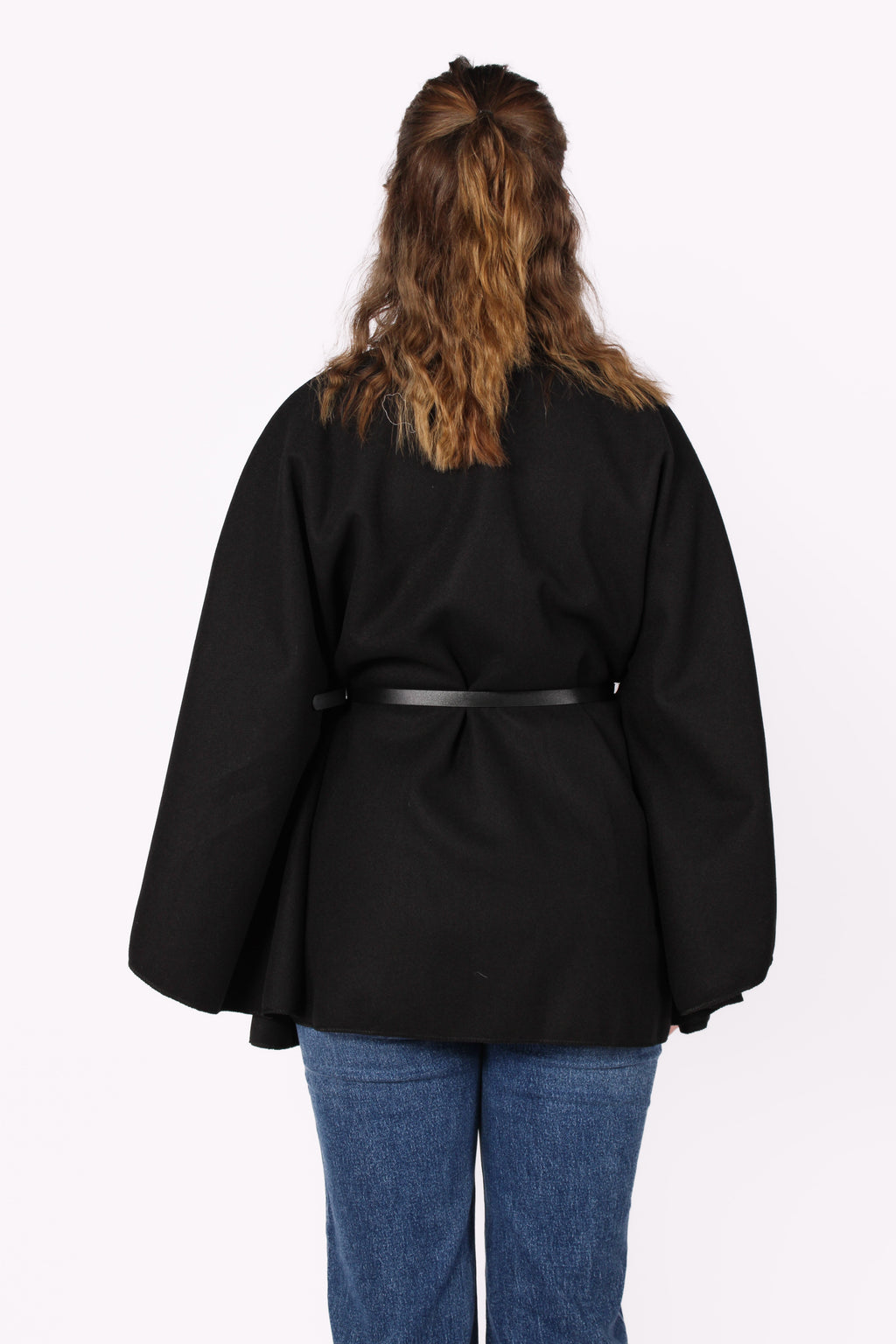 Freya Belted Cape Poncho