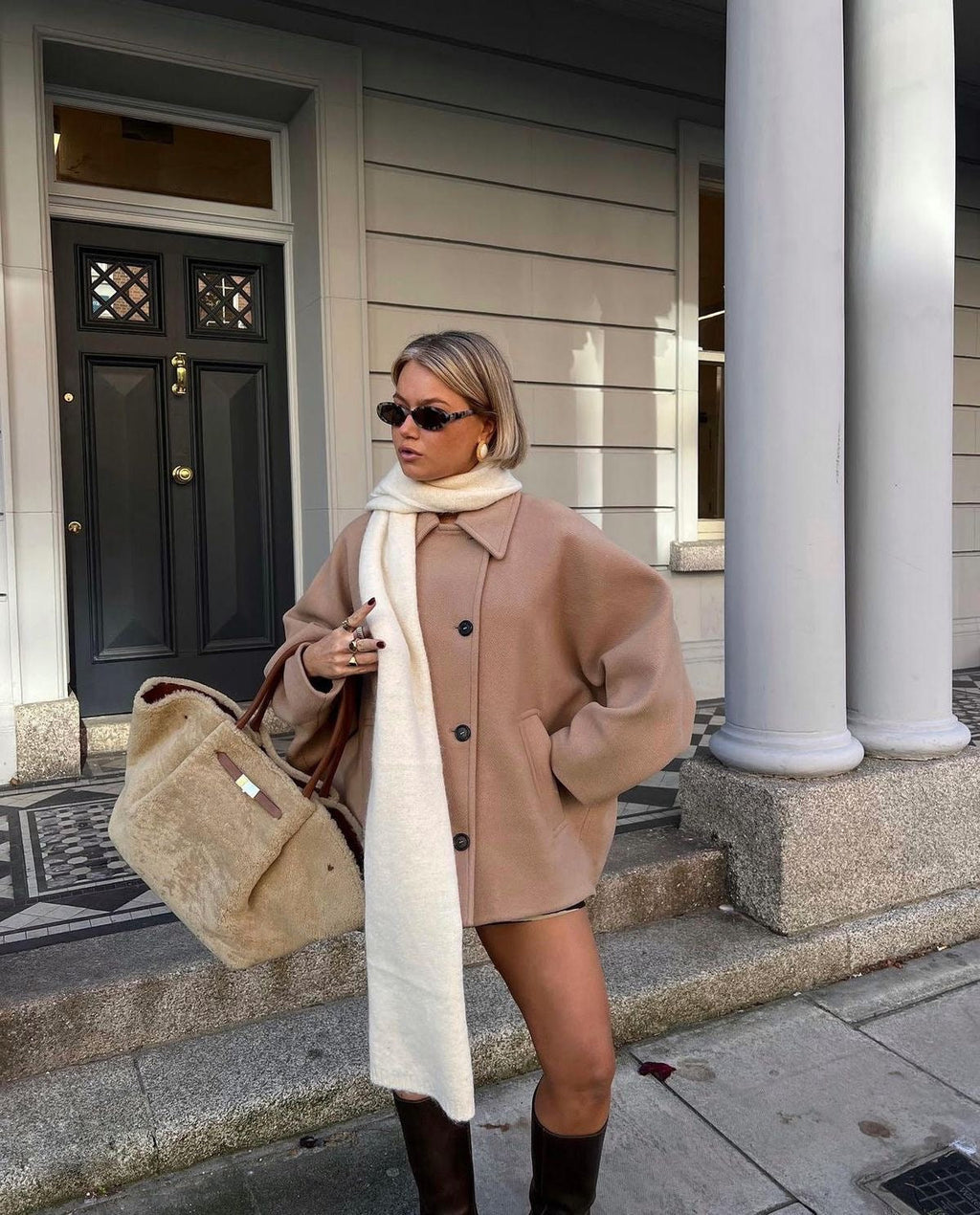 Viola Oversized Wool Coat