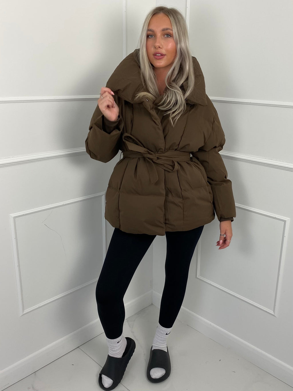 Karly Belted Puffer