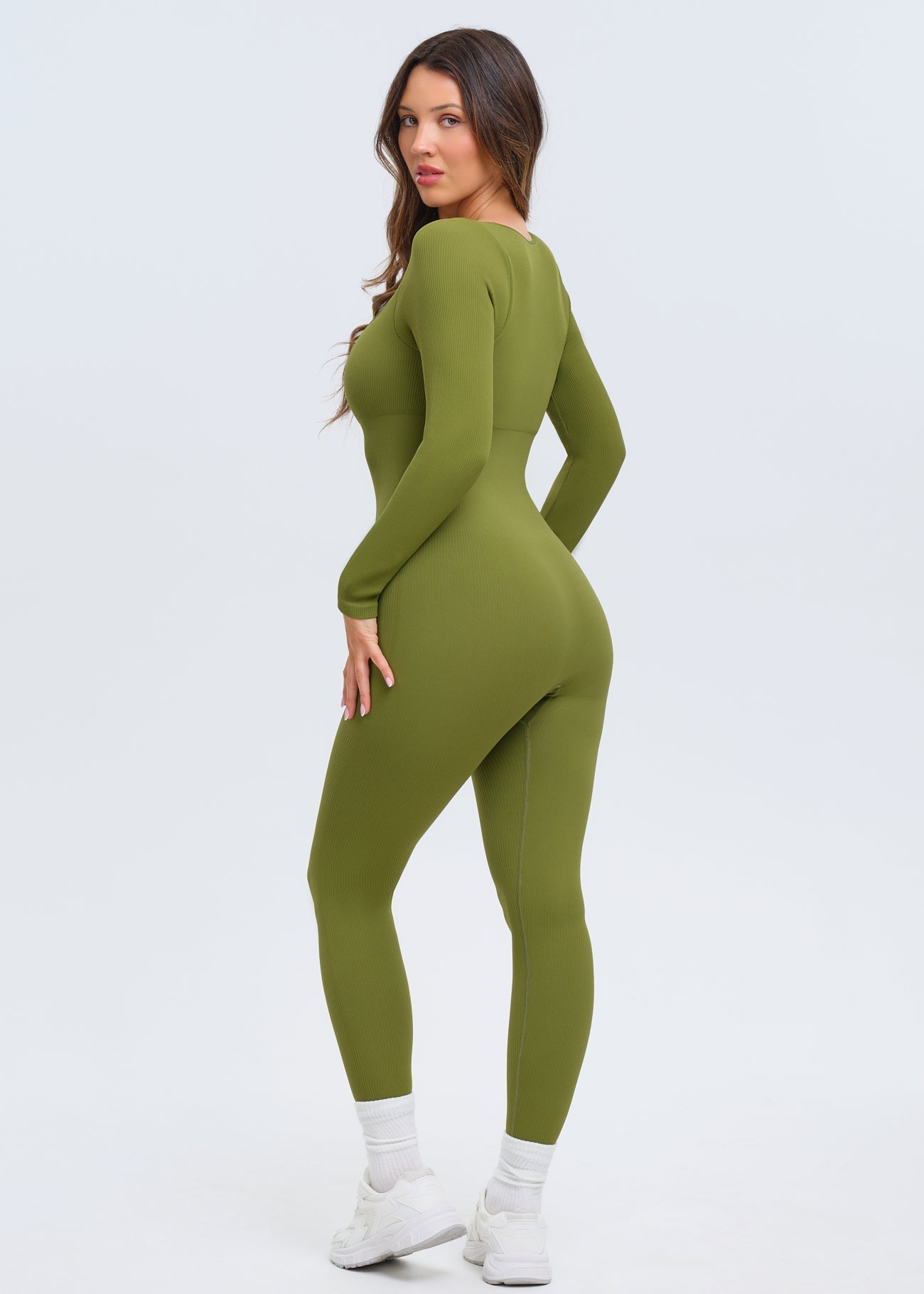 SnatchedKnit Long Sleeve Jumpsuit