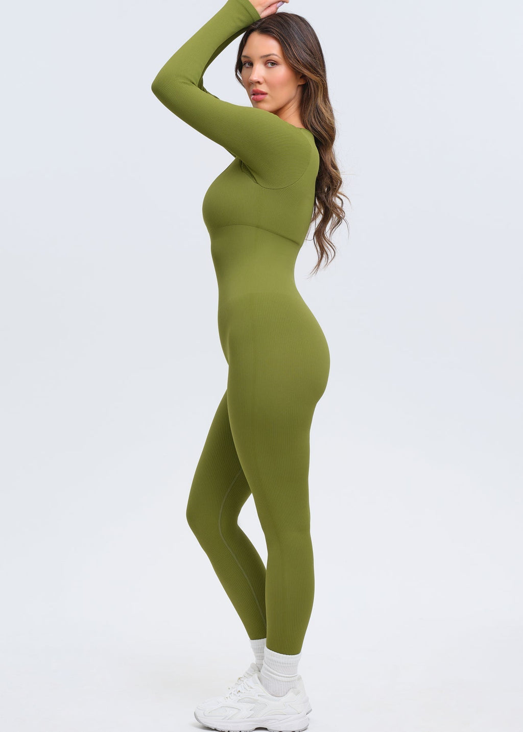 SnatchedKnit Long Sleeve Jumpsuit