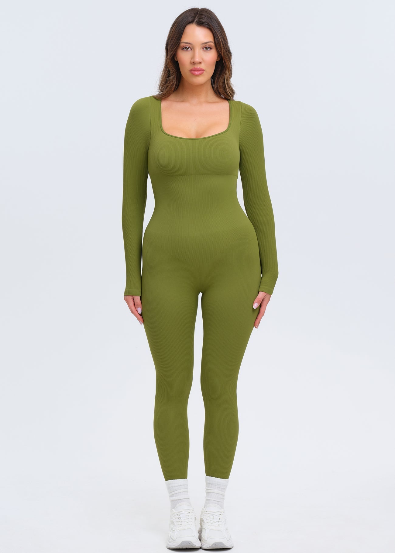 SnatchedKnit Long Sleeve Jumpsuit