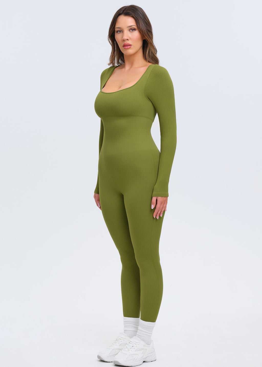 SnatchedKnit Long Sleeve Jumpsuit