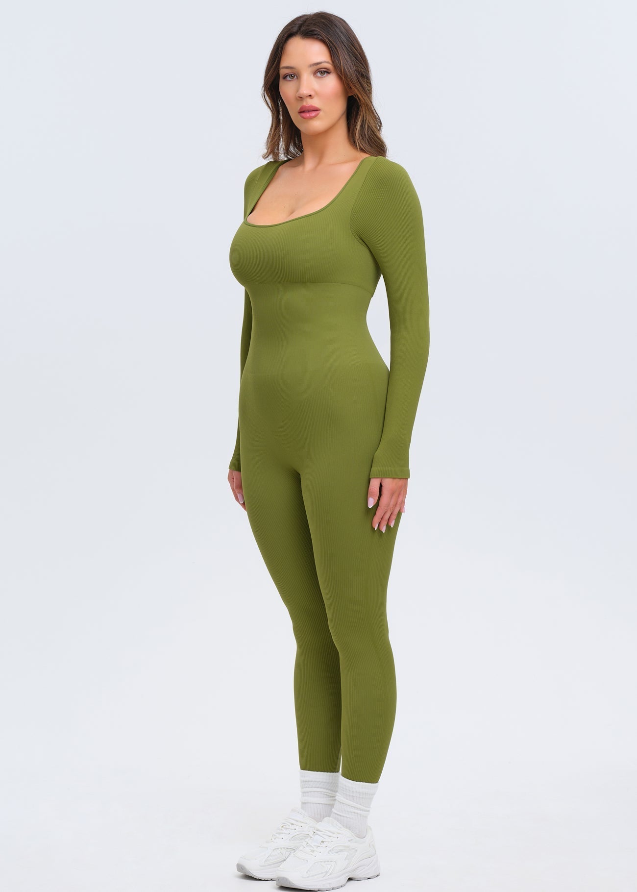 SnatchedKnit Long Sleeve Jumpsuit