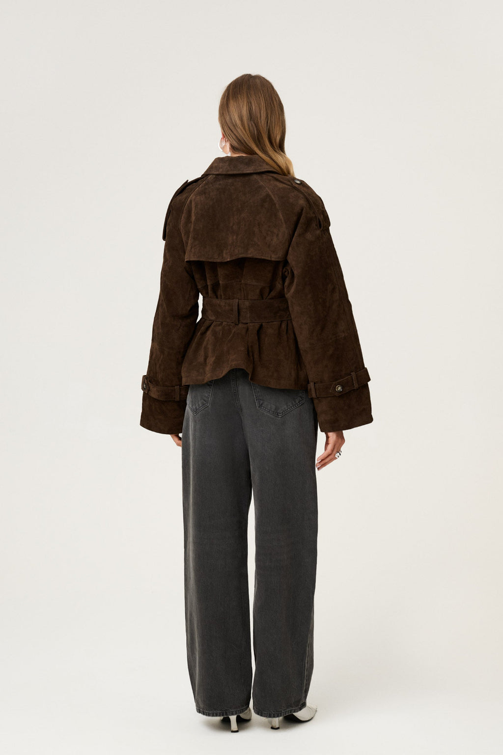 Esme Cropped Trench Coat